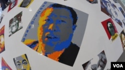 高智晟的乐高造型(美国之音国符拍摄)