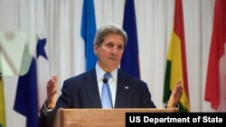 美国国务卿克里(美国国务院,资料照片)