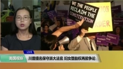 VOA连线(莫雨):川普提名保守派大法官,妇女堕胎权再掀争论 VOA连线(莫雨):川普提名保守派大法官,妇女堕胎权再掀争论