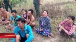 Cảnh sát Campuchia trục xuất ngư dân Việt đánh cá trái phép Cảnh sát Campuchia trục xuất ngư dân Việt đánh cá trái phép