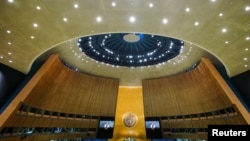 资料照片:第77届联合国大会。