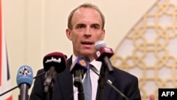 资料照:英国副首相拉布