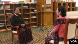 အမျိုးသားလွှတ်တော်ဥက္ကဋ္ဌ ဦးခင်အောင်မြင့်ကို ဒေါ်ခင်စိုးဝင်းက သီးသန့်တွေ့ဆုံမေးမြန်း။