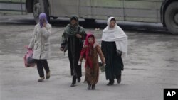 Phụ nữ trong thủ đô Kabul, Afghanistăn
