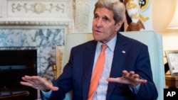 美国国务卿克里(资料照片)