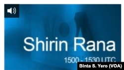 Shirin Rana 1500 UTC (30:00) Shirin Rana 1500 UTC (30:00)