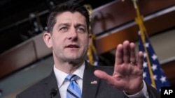 众议院议长保罗·瑞安(资料照)