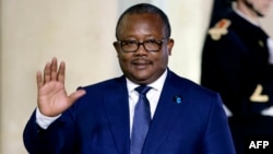 资料照片:几内亚比绍总统恩巴洛访问巴黎。(2021年11月11日)