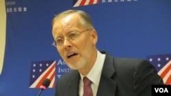 美國在台協會台北辦事處長酈英傑(美國之音張永泰拍攝)