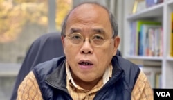 香港民意研究所副行政总裁钟剑华表示,古思尧患上末期大肠癌,担心古思尧可能成为第一位死于狱中的香港政治犯 (美国之音汤惠芸)