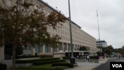 资料照片：位于华盛顿的美国国务院主楼。