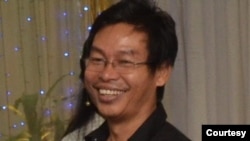 资料照片:美国之音特约撰稿人西图昂敏(Sithu Aung Myint)。