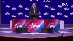 特朗普周日在保守派政治行动大会上讲话 特朗普周日在保守派政治行动大会上讲话