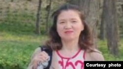 中国鞍山维权军人遗属付楠 (付楠提供照片)