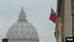 中华民国驻梵蒂冈大使馆外景(美国之音申华拍摄)
