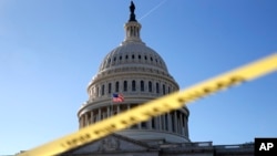 2018年1月19日的美国华盛顿国会山外景