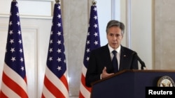 资料照片:美国国务卿布林肯。