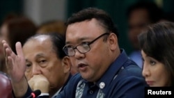 资料照:菲律宾总统府发言人洛克。