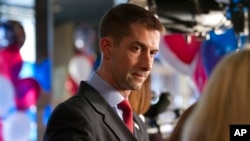 Ông Tom Cotton của bang Arkansas đắc cử vào Thượng viện