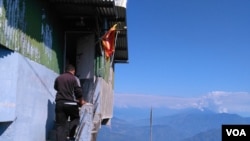 锡金,曾经是中国和印度之间的缓冲国,于1975年被纳入印度联邦。(美国之音朱诺拍摄,2016年10月23日)