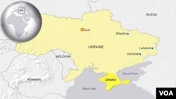 VOA đã có sửa đổi trong bản đồ cho thấy Ukraine và Crimea là hai quốc gia riêng rẽ. VOA không cố ý gây cảm tưởng như vậy, bản đồ hiện đang sử dụng mô tả tốt hơn về tình hình hiện nay. VOA xin cáo lỗi nếu đã có sự hiểu lầm do sai sót này gây ra.