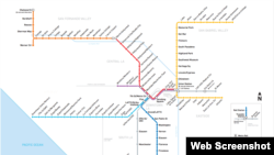 洛杉矶地铁路线图