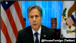 美国国务卿布林肯出席众议院外委会的听证(2021年9月13日)