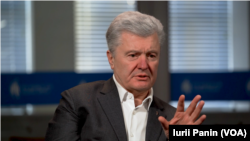 前乌克兰总统波罗申科接受美国之音专访。(2024年12月3日)