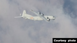 中国解放军运-8反潜机。(照片来源:台湾国防部)