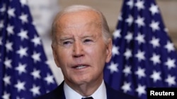 美国总统乔·拜登2024年2月1日出席在国会大厦举行的年度全国祈祷早餐会。(路透社照片)