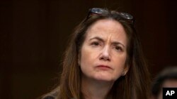 Директорка Національної розвідки США Евріл Гейнс під час слухань у Конгресі заявила, що надання Китаєм компонентів і матеріалів для російської оборонної промисловості є “одним із факторів, які змінили динаміку на полі бою в Україні на користь Москви”. AP Photo/Mark Schiefelbein