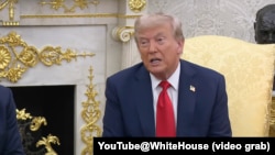 2025年9月3日,特朗普总统在白宫与波兰总统举行的双边会晤上。