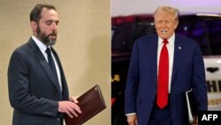 Kombinasi foto yang menunjukkan penasihat khusus Kejaksaan Agung AS Jack Smith (kiri) dan mantan Presiden AS Donald Trump. (Foto: AFP/Mandel Ngan dan Jeff Kowalsky)