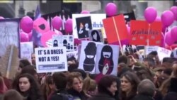 世界各国民众抗议针对妇女和女孩的暴行 世界各国民众抗议针对妇女和女孩的暴行