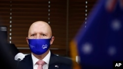 资料照:澳大利亚国防部长杜登(Peter Dutton)