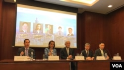 台湾跨国企业高管2019年6月12日参加美国智库战略与国际中心座谈会(美国之音锺辰芳拍摄)