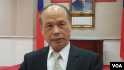 财政部长张盛和(美国之音 赵婉成拍摄)