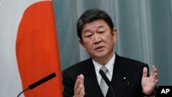 资料照：日本外交大臣茂木敏充