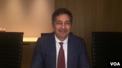 美国首位LGBTI人权特使蓝迪‧贝瑞(Randy Berry)在台湾访问期间,称赞台湾活跃的公民社会令其成为LGBTI人权全球领袖。(美国之音萧洵拍摄)