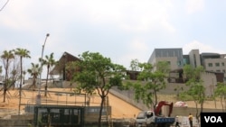 美国在台协会驻台北办事处新馆即将落成 (2018年5月3日)。