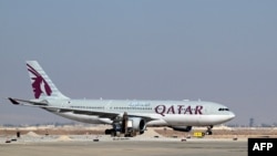 ካብ ቐጠር ዝተበገሰት ነፋሪት ኣብ ደማስቆ ኣብ ዝዓለበትሉ እዋን