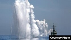 台湾军演资料照片(台湾总统府)