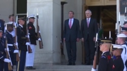 澳洲总理特恩布尔2016年9月22日访问五角大楼欢迎仪式视频 澳洲总理特恩布尔2016年9月22日访问五角大楼欢迎仪式视频