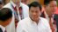 Tổng thống Philippines Rodrigo Duterte đến tham gia các cuộc gặp song phương với các nhà lãnh đạo ASEAN bên lề Hội nghị ASEAN ở Vientiane, Lào, 6/9/2016.