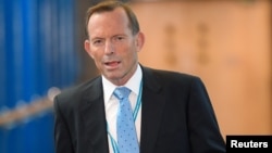 资料照:澳大利亚前总理阿博特