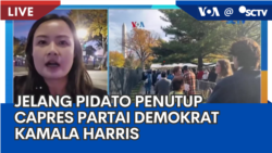 Laporan VOA untuk SCTV: Jelang Pidato Penutup Capres Partai Demokrat Kamala Harris Laporan VOA untuk SCTV: Jelang Pidato Penutup Capres Partai Demokrat Kamala Harris