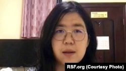 中国公民记者张展 (照片来源:无国界记者网站)