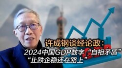许成钢谈经论政：2024中国GDP数字“自相矛盾” “止跌企稳还在路上”