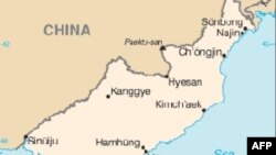 北韩地理位置图