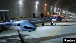 伊朗一个没有公开的地点停放的无人机(2022年5月28日)